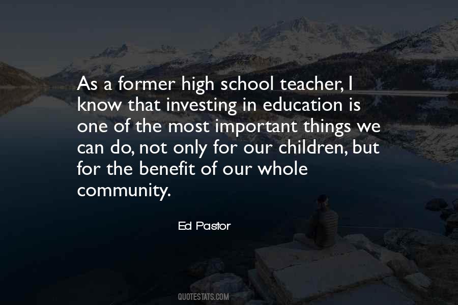 Quotes About Benefit Of Education #1729111