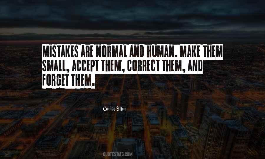 Accept My Mistakes Quotes #37691