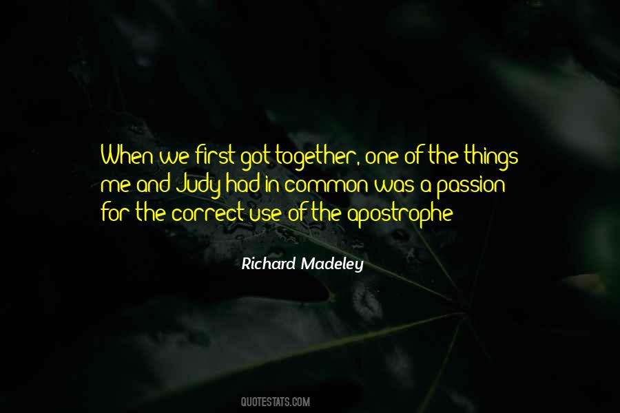 Passion First Quotes #1370222