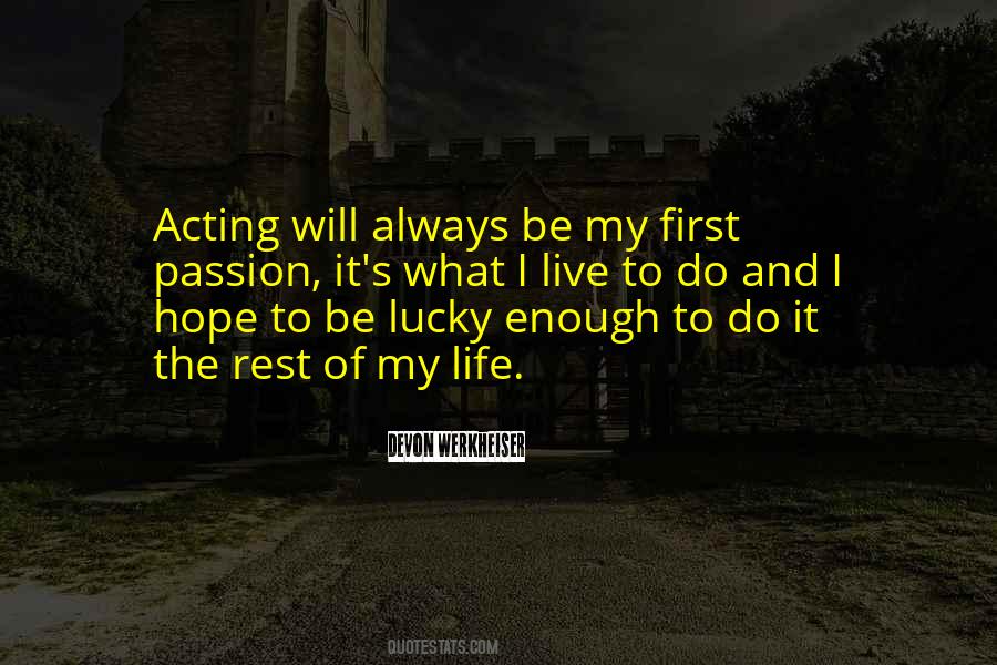 Passion First Quotes #323646