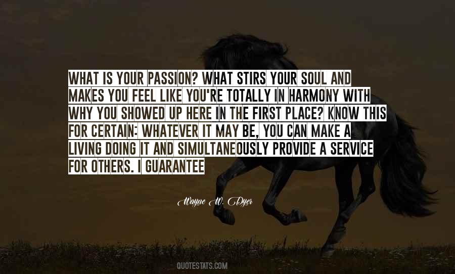Passion First Quotes #645767