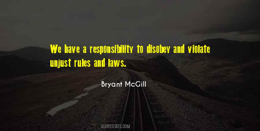 Quotes About Responsibility Respect #1571098