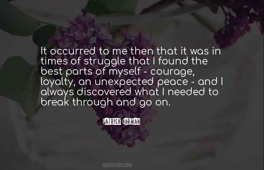 Through Struggle Quotes #232039