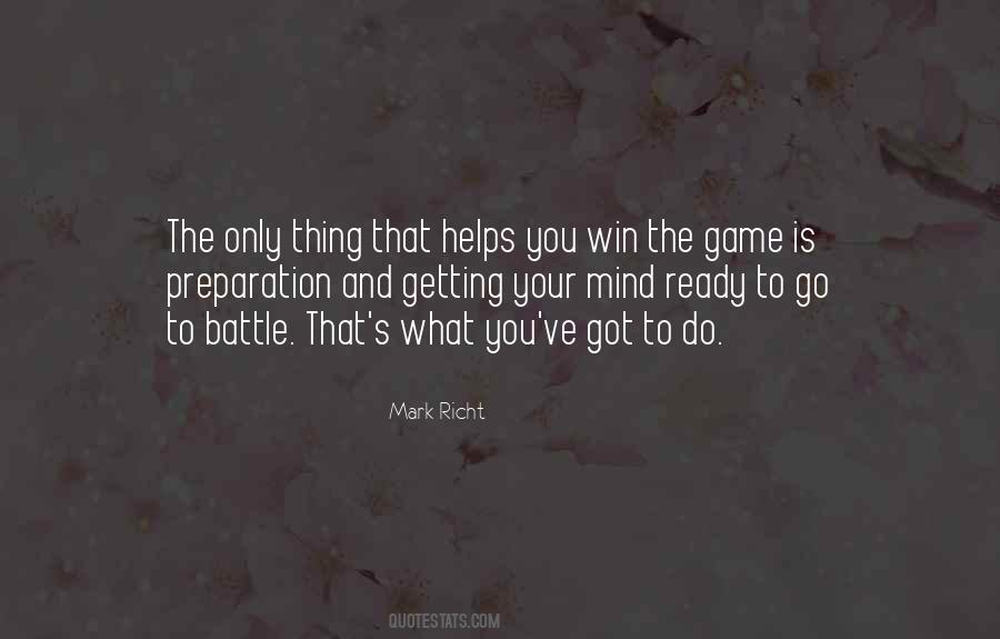Quotes About Getting Ready For A Game #1281853