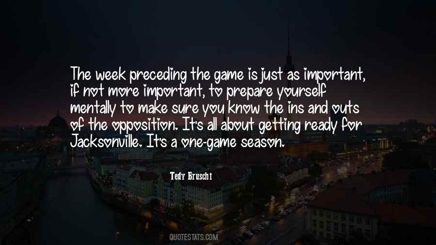 Quotes About Getting Ready For A Game #185939