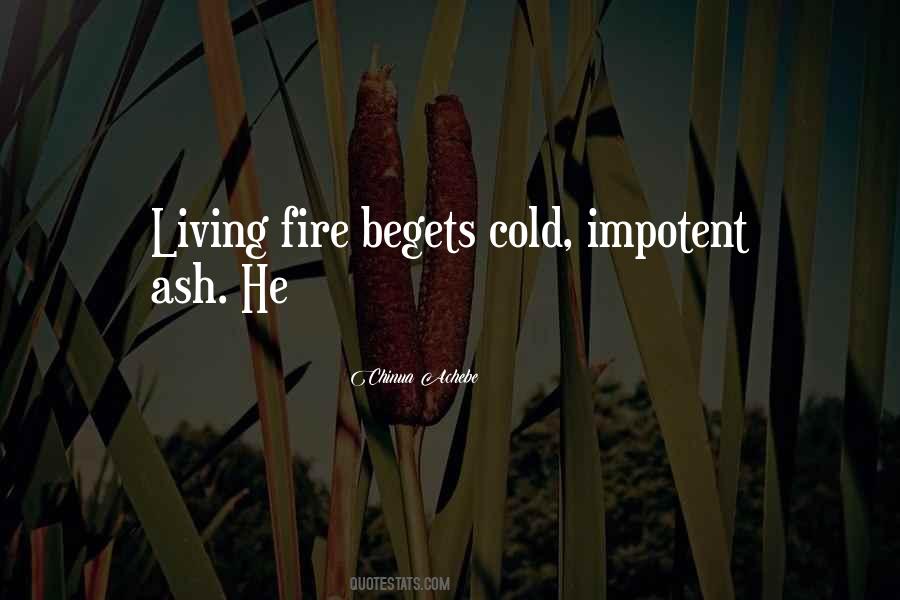 Ash And Fire Quotes #1295651