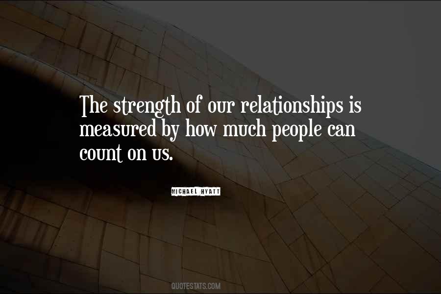Count On Us Quotes #77008