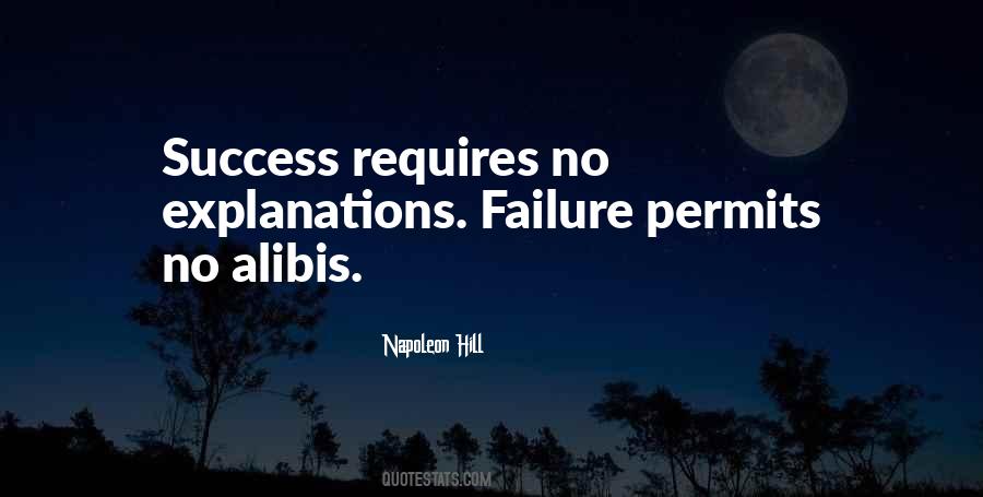 Success Excuses Quotes #1362510