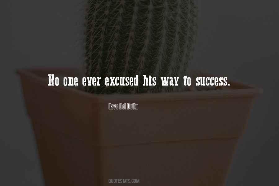 Success Excuses Quotes #637546