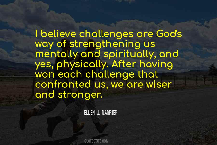 Quotes About God And Challenges #1295175