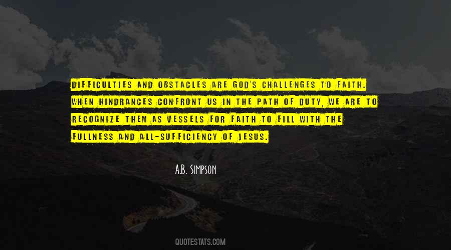 Quotes About God And Challenges #1800175