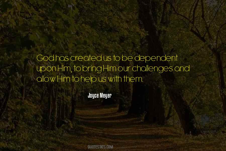 Quotes About God And Challenges #291437