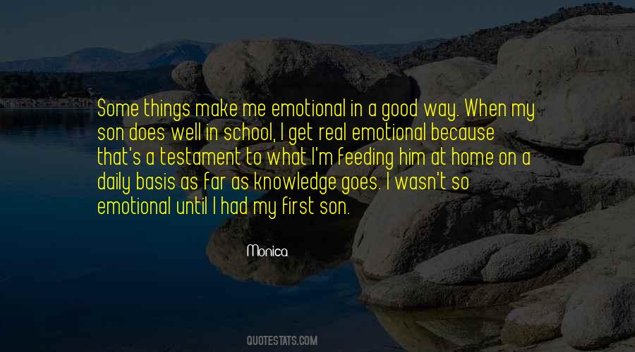 My First Son Quotes #1341403