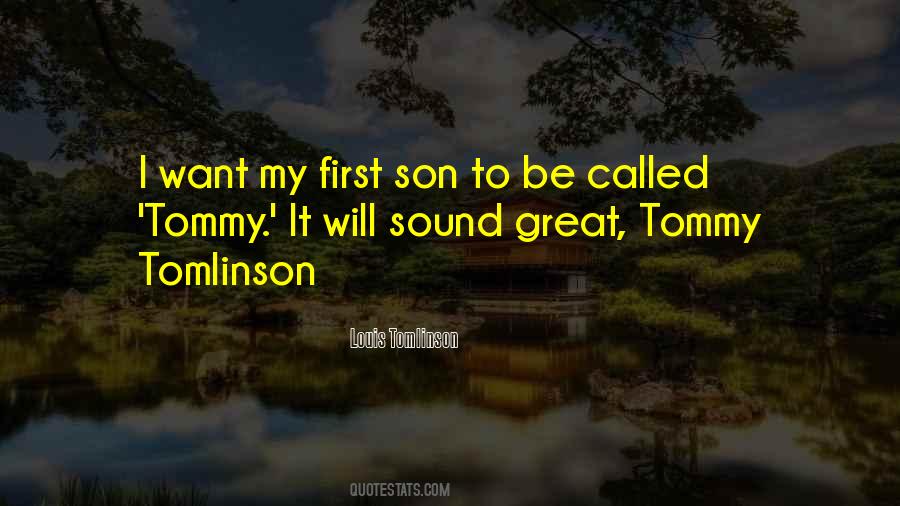 My First Son Quotes #1655019