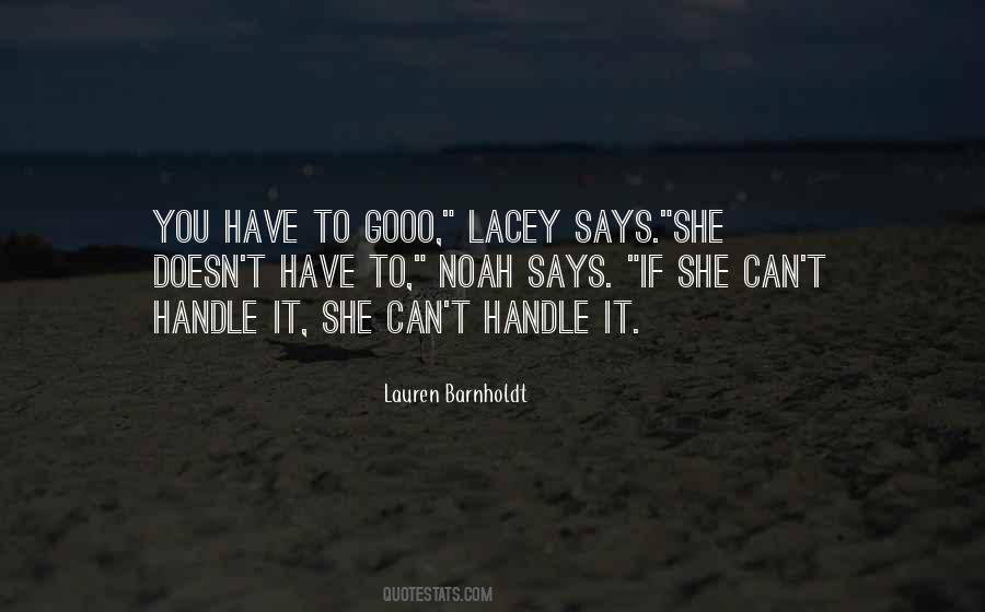 Can You Handle It Quotes #1616748