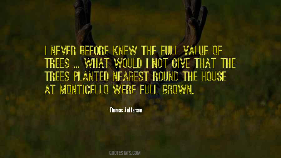 Value Of Trees Quotes #223552