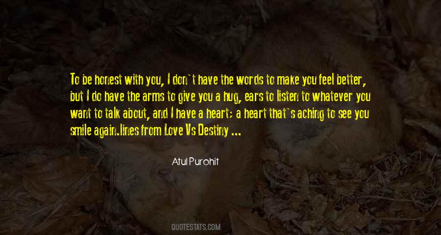 When Your Heart Is Aching Quotes #112509