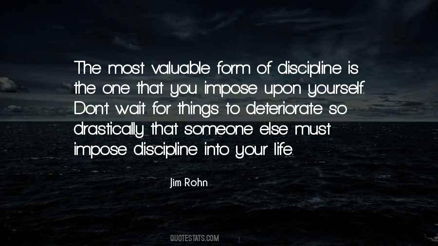 Discipline Life Quotes #537959