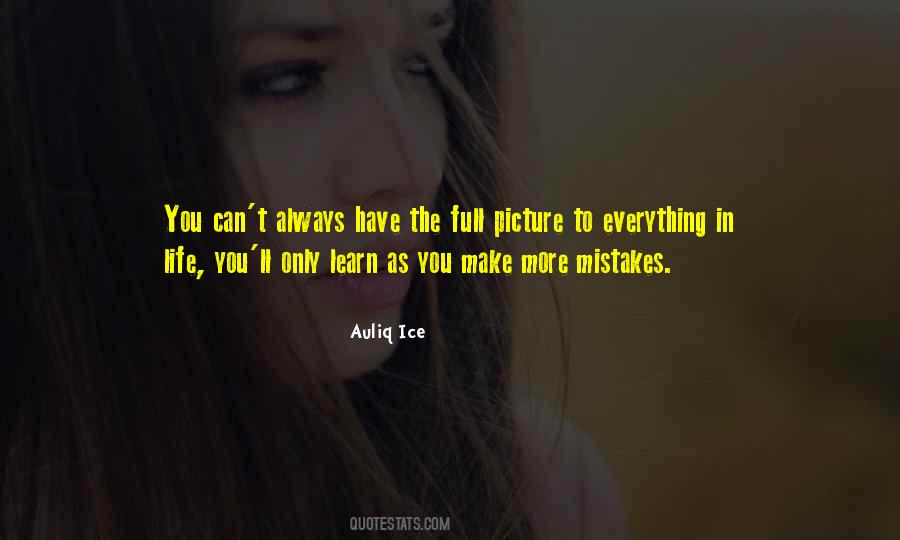 Always Learn From Your Mistakes Quotes #1785514