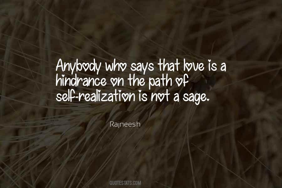 Self Realization Love Quotes #1693662