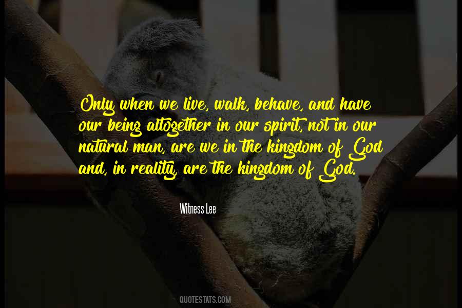 Walk In The Spirit Quotes #141409