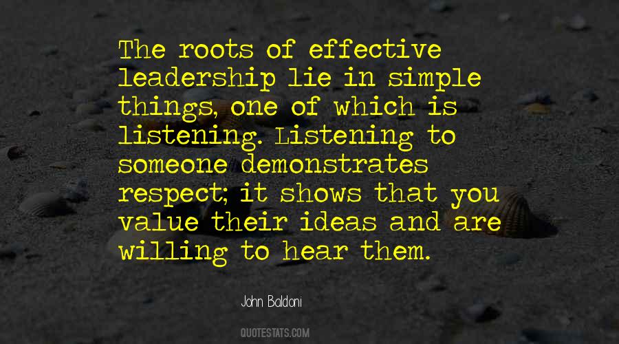 Value Of Listening Quotes #1109342