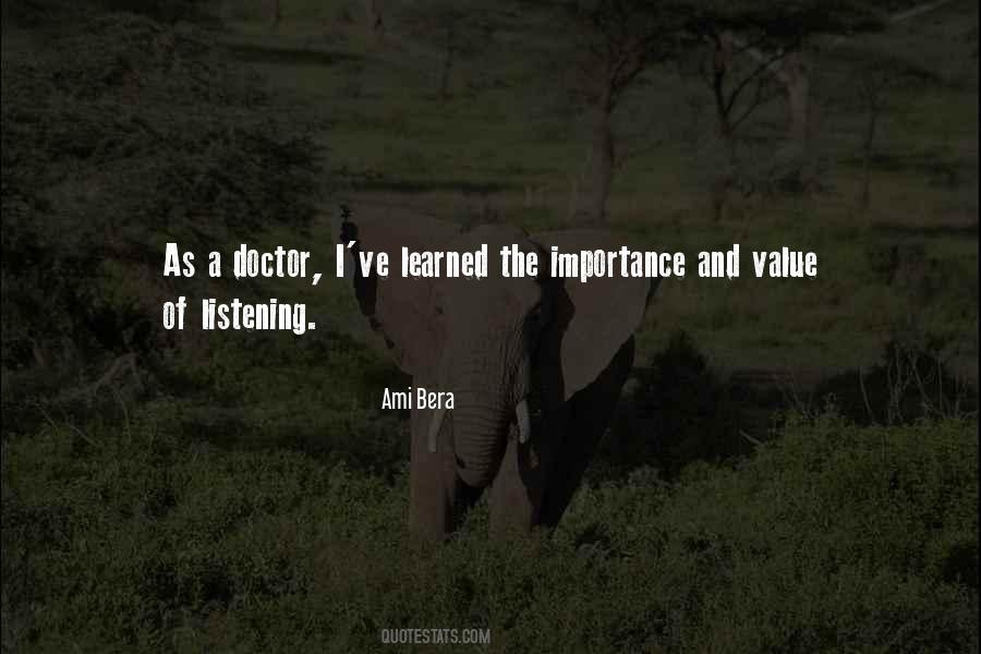 Value Of Listening Quotes #1700139