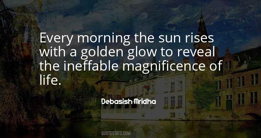 The Morning Glow Quotes #44971