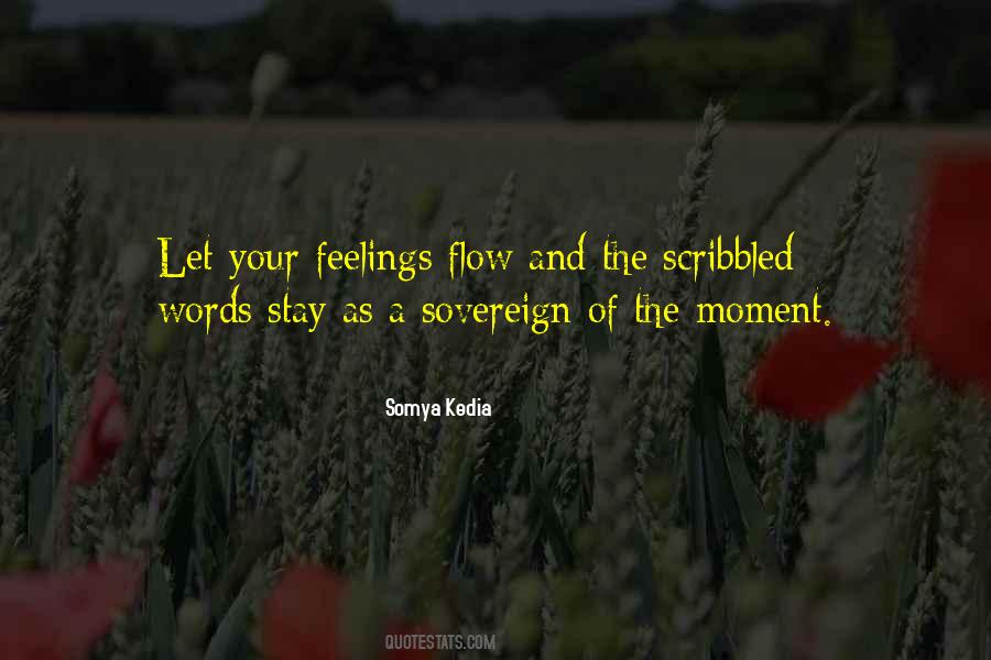 Quotes About Flow Of Words #1478819