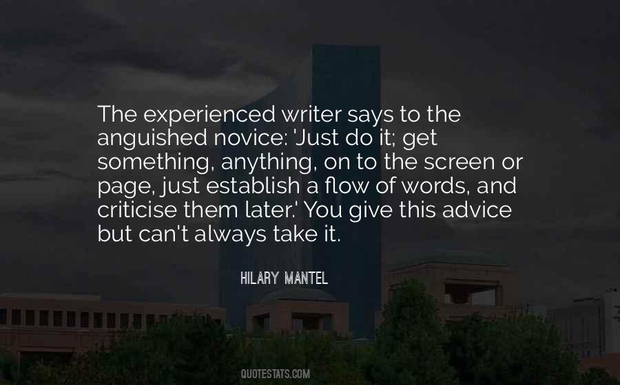 Quotes About Flow Of Words #1546890