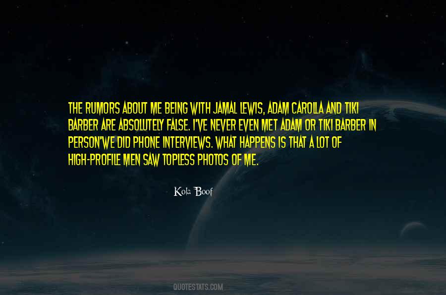About Rumors Quotes #1103431