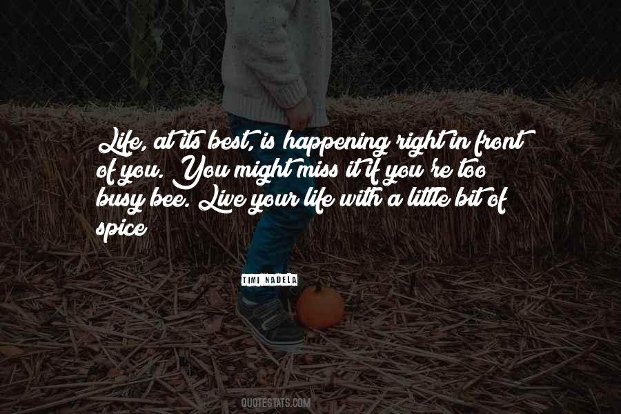 Life Spice Quotes #611258