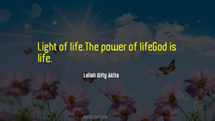 God Is Life Quotes #722929