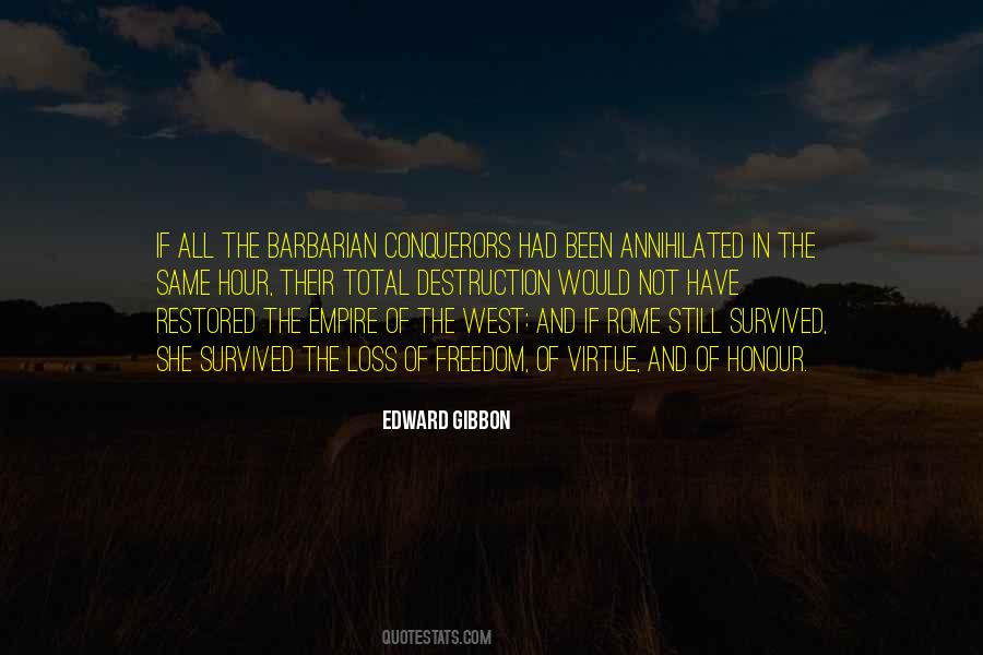 Gibbon Rome Quotes #1094416