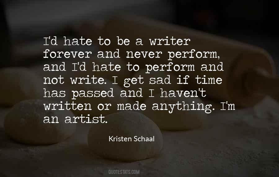 Sad Writer Quotes #384596