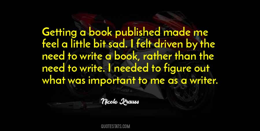 Sad Writer Quotes #965743