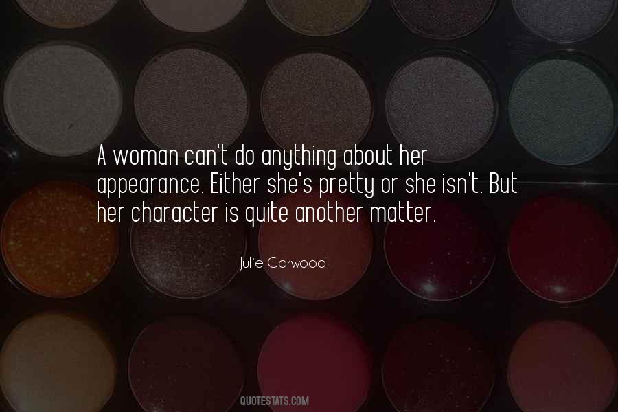Woman Character Quotes #1046781