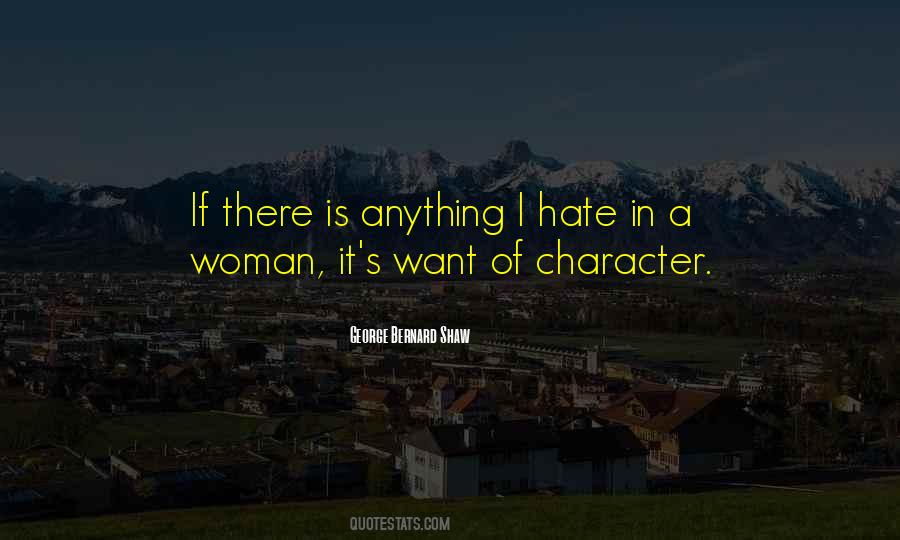 Woman Character Quotes #1548462