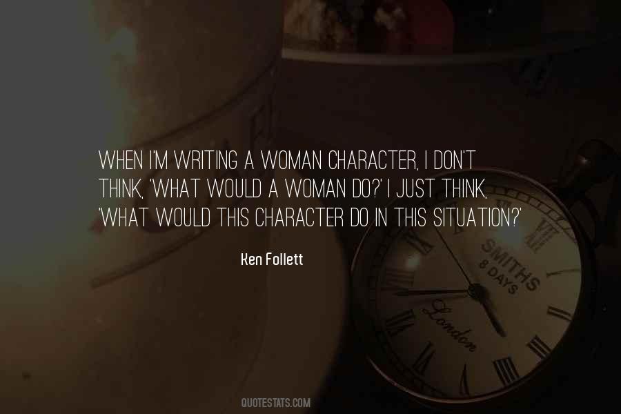 Woman Character Quotes #716183