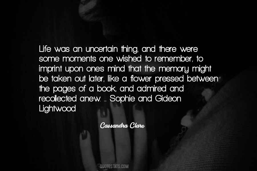 Gideon And Sophie Quotes #882297