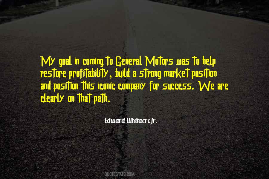 Goal To Success Quotes #752550