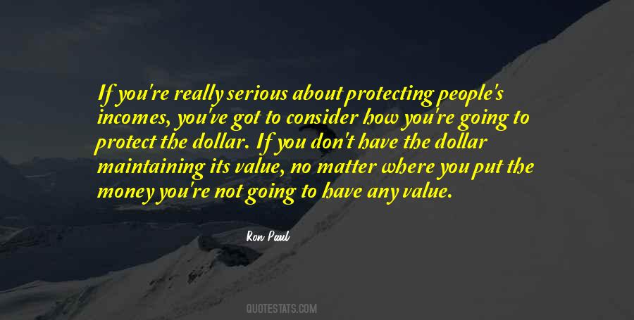 Money Value Quotes #1372570