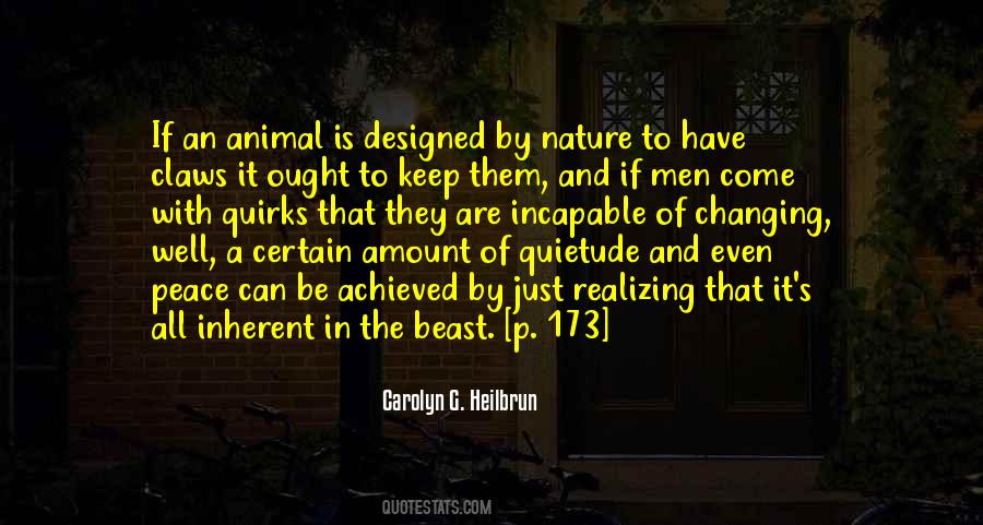 Nature Of The Beast Quotes #1730853