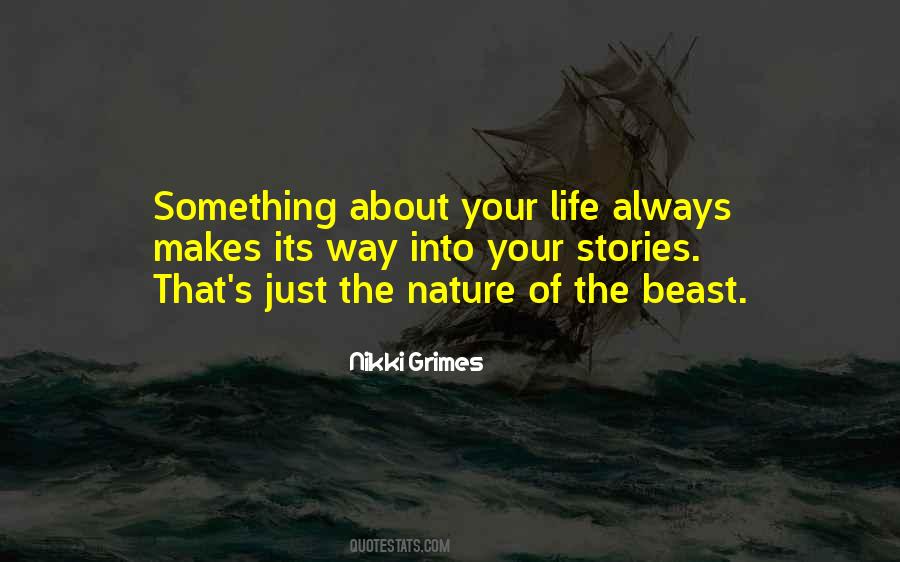 Nature Of The Beast Quotes #486633