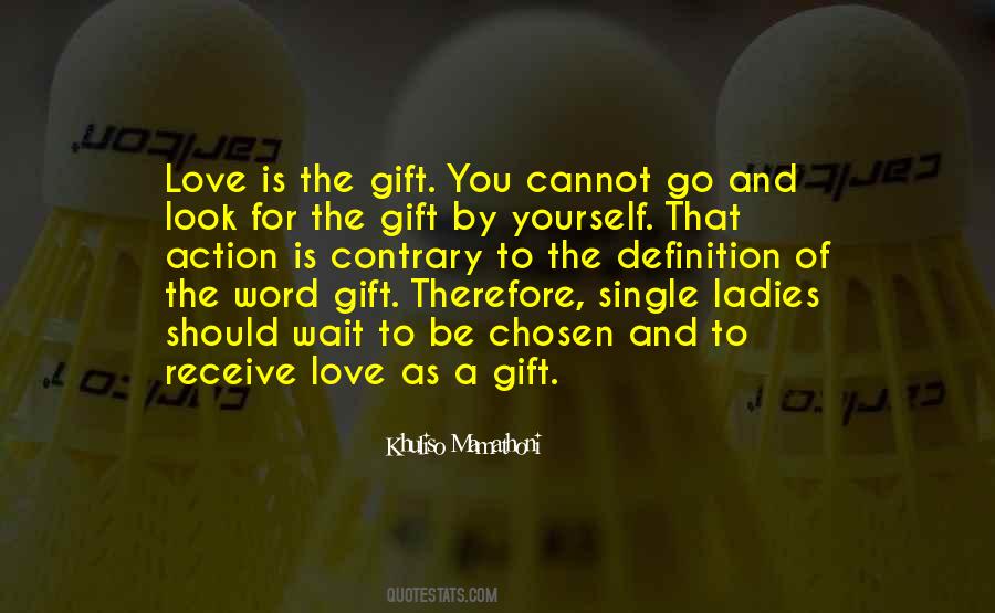Gift Receive Quotes #112060