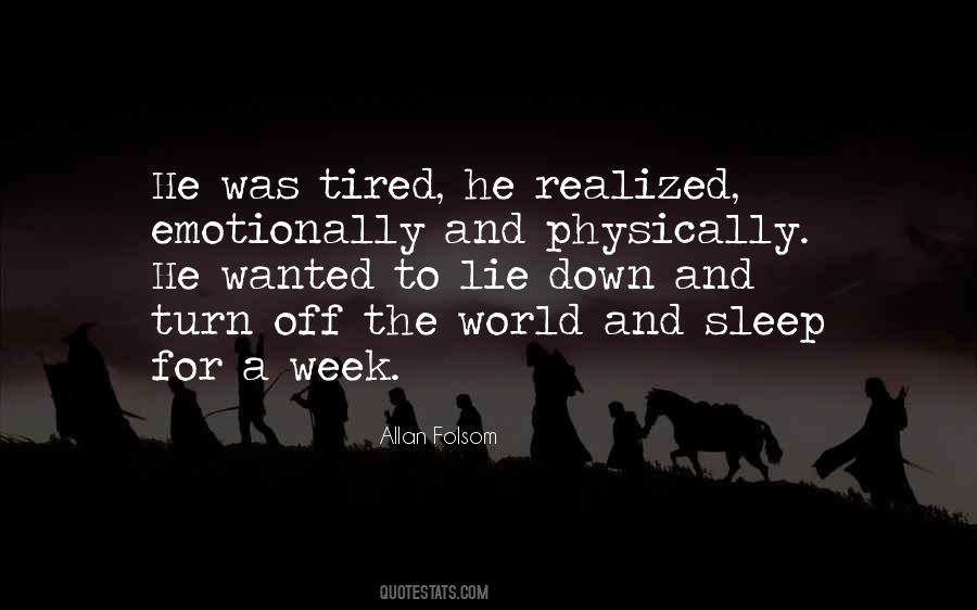 Turn Off The World Quotes #257069