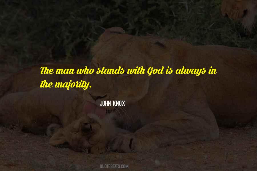 One With God Is A Majority Quotes #107773