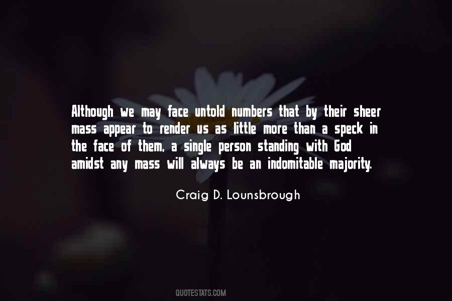 One With God Is A Majority Quotes #134082
