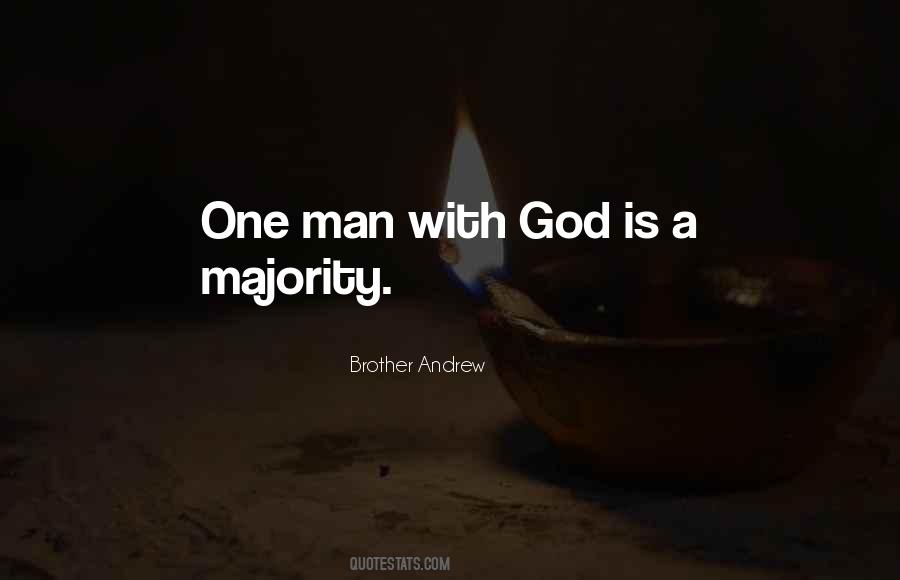 One With God Is A Majority Quotes #1555064
