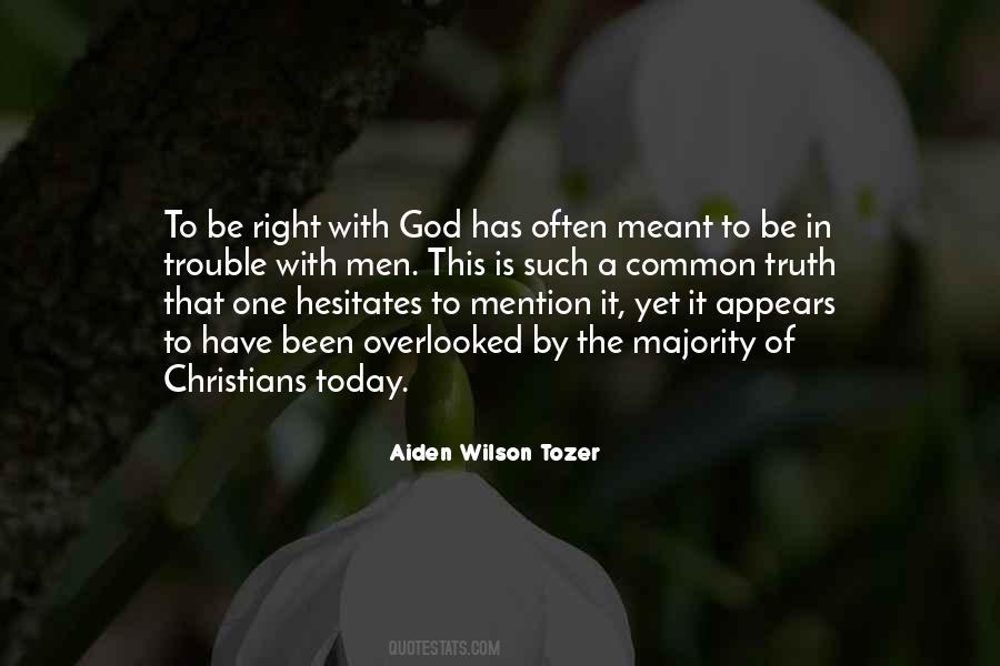 One With God Is A Majority Quotes #463564